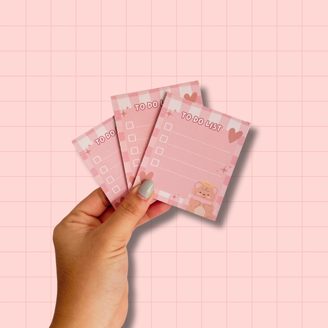 Angel Bear Mini Notepad - Image 2