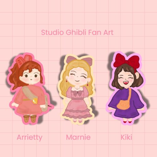 Studio Ghibli Girls Fan Art