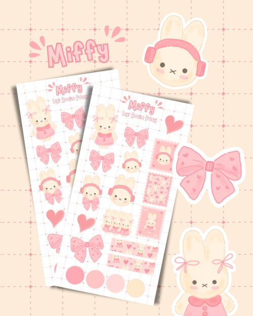 Miffy Bunny Sticker Sheet