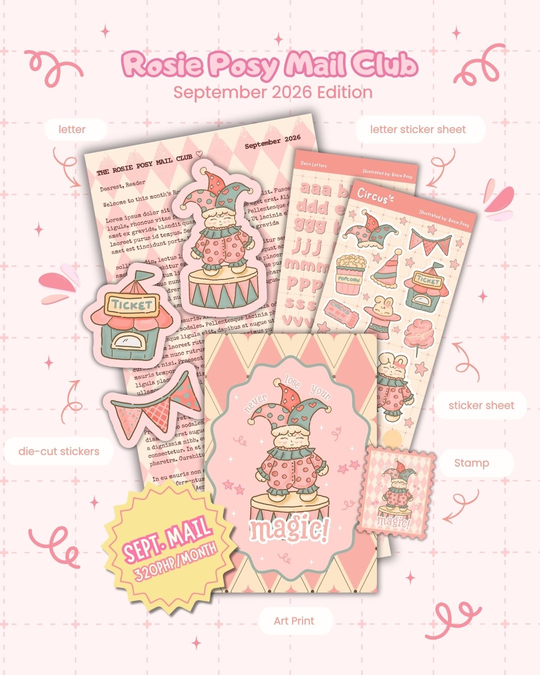 September Rosie Posy Mail Club - Image 2